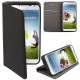 Samsung Galaxy A06 4G/5G telefon tok, könyvtok, oldalra nyíló tok, mágnesesen záródó, SM-A065, SM-A066, fekete, Smart Magnet