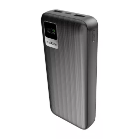   Power Bank 2xUSB / 1xType-C + Type-C kábel, 20000 mAh / 10W, fekete, Maxlife MXPB-07