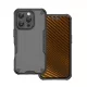 iPhone 16 Pro (6.1") ütésálló hátlap tok, TPU / PC tok, fekete, Defender Matt
