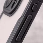 iPhone 16 Pro (6.1") ütésálló hátlap tok, TPU / PC tok, fekete, Defender Matt
