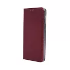 Honor 400 telefon tok, könyvtok, notesz tok, oldalra nyíló tok, mágnesesen záródó, bordó, Smart Magnetic