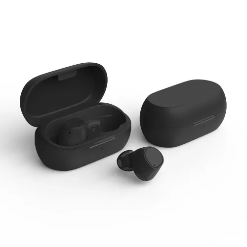 Stereo bluetooth headset vezeték nélküli töltőtokkal, TWS, fekete, Maxlife MXBE-04