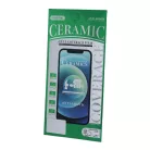 Samsung Galaxy S24 Plus előlapi üvegfólia, fekete keret, 9H, 0.33mm, SM-S926, 9D Ceramic Glass