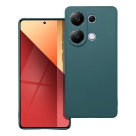   Xiaomi Redmi Note 13 4G szilikon tok, hátlap tok, zöld, matt