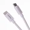 Hálózati töltőfej 1x Type-C + Type-C - Type-C adatkábel, PD / QC, 3A / 20W, fehér, Maxlife MXTC-06
