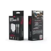 Hálózati töltőfej 1x Type-C + Type-C - Type-C adatkábel, PD / QC, 3A / 20W, fehér, Maxlife MXTC-06