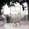 Samsung Galaxy A55 hátlap tok, TPU tok, átlátszó, virág mintás, SM-A556, Ultra Trendy Meadow 1