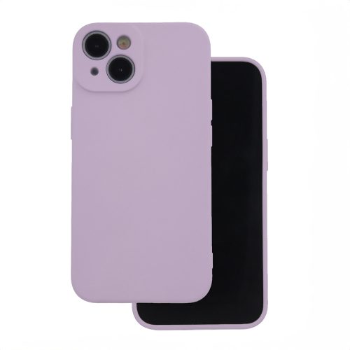 iPhone 7 / 8 / SE 2020 / SE 2022 (4.7") szilikon tok, hátlap tok, velúr belső, lila, matt, Silicone Case