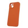 Xiaomi Redmi 13C 4G hátlap tok, szilikon, tok, velúr belső, narancssárga, matt, Silicone Case