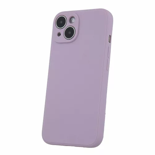 Iphone 15 (6.1) szilikon tok, hátlap tok, lila, matt
