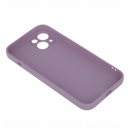 Iphone 15 (6.1) szilikon tok, hátlap tok, lila, matt