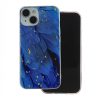 iPhone 13 (6.1") hátlap tok, TPU tok, Gold Glam Blue