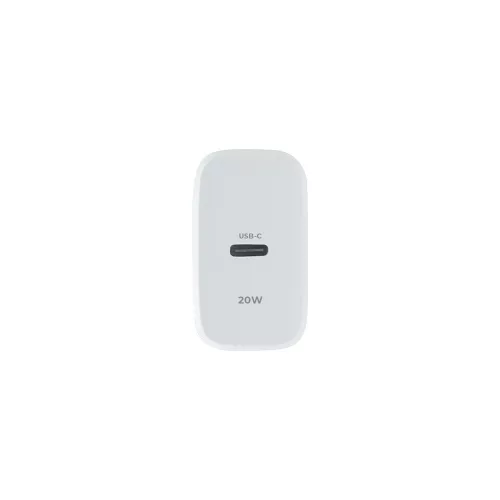 Univerzális hálózati gyors töltőfej, 1xType-C, PD gyors töltés, 20W/3A, fehér, Maxlife MXTC-10-20C