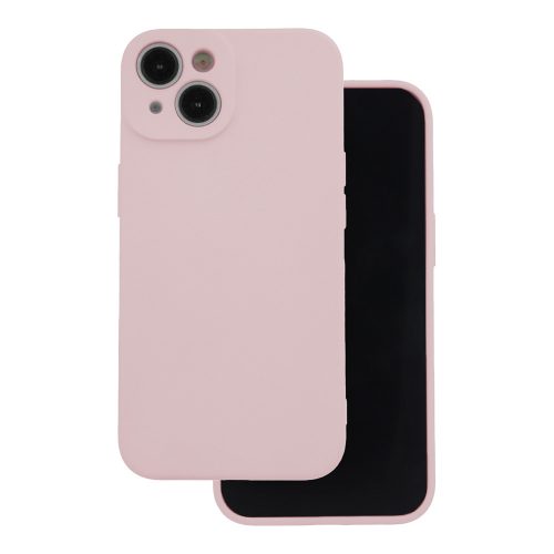 Samsung Galaxy A55 szilikon tok, hátlap tok, velúr belső, rózsaszín, matt, SM-A556, Silicone Case