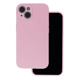   Samsung Galaxy A15 szilikon tok, hátlap tok, velúr belső, rózsaszín, matt, SM-A156, Silicone Case