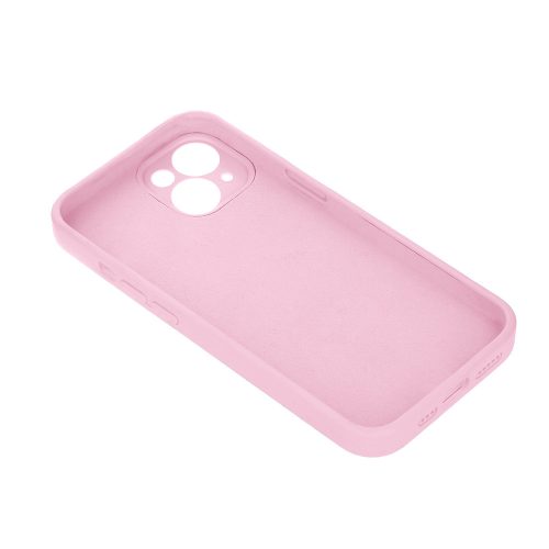 Honor Magic 7 Pro szilikon tok, hátlap tok, velúr belső, rózsaszín, matt, Silicone Case