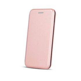   Xiaomi Redmi Note 14 4G könyvtok, mágneszáras, flip tok, szilikon keretes, rose gold, Diva