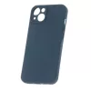 Samsung Galaxy A06 szilikon tok, hátlap tok, velúr belső, kék, matt, SM-A065,  Silicone Case