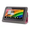 Univerzális tablet könyvtok, 12"-13", rózsaszín, Fantasia