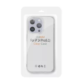   iPhone 17 Air (6.6") szilikon tok, átlátszó, 2mm, kamera védelemmel, Clear