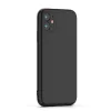 iPhone 17 Pro / 18 Pro (6.3") szilikon tok, hátlap tok, velúr belső, fekete, matt, Silicone Case