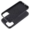 iPhone 17 Pro Max (6.9") szilikon tok, hátlap tok, carbon mintás, kamera védelem, fekete, Carbon Premium