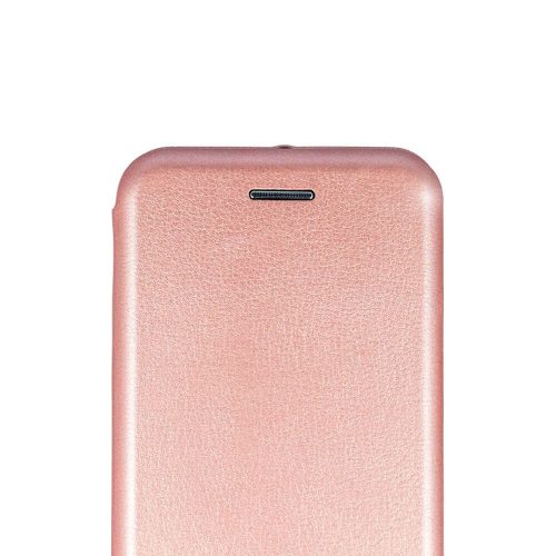 Samsung Galaxy A17 4G/5G könyvtok, mágneszáras, flip tok, szilikon keretes, rose gold, SM-A175, SM-A176, Diva