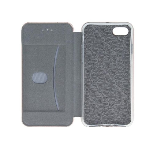 Samsung Galaxy A17 4G/5G könyvtok, mágneszáras, flip tok, szilikon keretes, rose gold, SM-A175, SM-A176, Diva