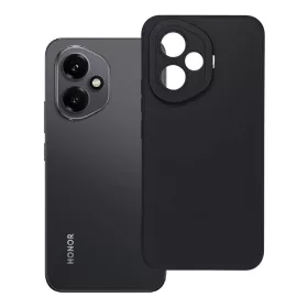   Honor 400 Pro szilikon tok, hátlap tok, velúr belső, fekete, matt, Silicone Case