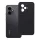Honor 400 Pro szilikon tok, hátlap tok, velúr belső, fekete, matt, Silicone Case