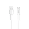 Type-C gyorstöltő adatkábel, 3A, 1M, fehér, Maxlife MXUC-13 AC
