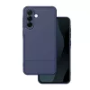 Iphone 16 (6.1") hátlap tok, TPU tok, kamera védelemmel, kék, Simple carbon