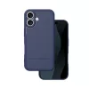 Iphone 17 (6.3") hátlap tok, TPU tok, kamera védelemmel, kék, Simple carbon