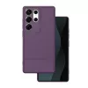Samsung Galaxy S25 Ultra hátlap tok, TPU tok, kamera védelemmel, lila, SM-S938, Simple carbon