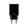 Hálózati töltőfej, 1x USB, 3A / 15W, fekete, Maxlife MXTC-11