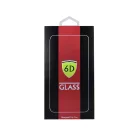 Xiaomi Redmi 15 4G előlapi üvegfólia, fekete, hajlított, 0.4mm, 9H, full glue, 6D 
