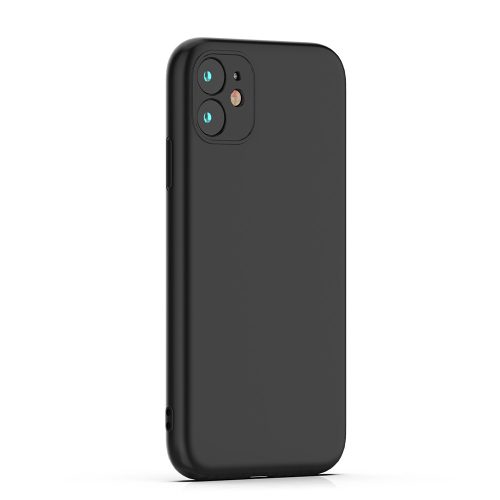 Samsung Galaxy A57  szilikon tok, hátlap tok, velúr belső, fekete, matt, SM-A576, Silicone Case