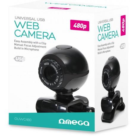 Platinet OMEGA OUWC480 webkamera 480p fekete mikrofonnal