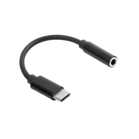   Type-C - Jack 3,5mm audio aljzat adapter, fekete, Maxlife MXJC-02