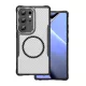 Samsung Galaxy S26 Plus ütésálló hátlap tok, magsafe, kamera védelem, PC / TPU tok, fekete, carbon mintás, SM-S946, Defender Carbon Mag