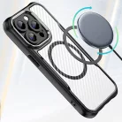 Samsung Galaxy S26 Plus ütésálló hátlap tok, magsafe, kamera védelem, PC / TPU tok, fekete, carbon mintás, SM-S946, Defender Carbon Mag