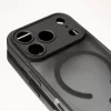 iPhone 14 (6.1") hátlap tok, TPU / PC tok, magsafe, fekete, Mag Matt