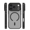 iPhone 17 Pro (6.3") hátlap tok, TPU / PC tok, magsafe, fekete, Mag Matt