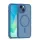 iPhone 15 (6.1") hátlap tok, TPU / PC tok, magsafe, sötétkék, Mag Matt