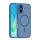 iPhone 16 (6.3") hátlap tok, TPU / PC tok, magsafe, sötétkék, Mag Matt