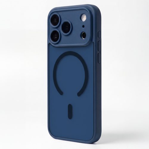 Samsung Galaxy S26 Ultra hátlap tok, TPU / PC tok, magsafe, sötétkék, SM-S948, Mag Matt