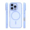 iPhone 16 Pro (6.3") hátlap tok, TPU / PC tok, magsafe, világoskék, Mag Matt