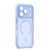 iPhone 17 Pro Max (6.9") hátlap tok, TPU / PC tok, magsafe, világoskék, Mag Matt