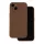 Samsung Galaxy A57 hátlap tok, szilikon, tok, velúr belső, barna, matt,SM-A576 Silicone Case