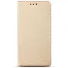 Honor 600 Lite telefon tok, könyvtok, oldalra nyíló tok, mágnesesen záródó, arany, Smart Magnet